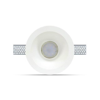 Oczko V-TAC gips GU10 wpuszczane okrągłe fi.132 białe VT-773