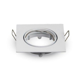 Oczko V-TAC GU10 kwadrat ruchome białe VT-779-WH-SQ