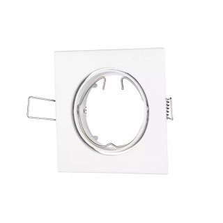 Oczko V-TAC GU10 kwadrat ruchome białe VT-779-WH-SQ