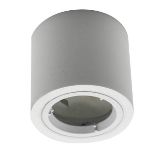 Oprawa V-TAC gips GU10 natynkowa tuba okrągła biała 75x75mm VT-716RD