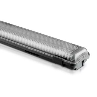 Oprawa hermetyczna LED V-TAC PC/PC 120cm (2 x 18W) (tuby LED w zestawie) VT-12023 6400K 3400lm