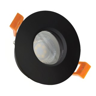 FIALE IV GU10 Oczko GU10 250V IP65 FI83x51mm czarny okrągła