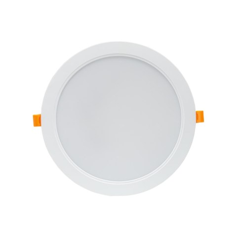 DURE 3 DOWNLIGHT 24W NW 230V 110st IP54 IK06 220x34 BIAŁY okrągła zasilacz zintegrowany