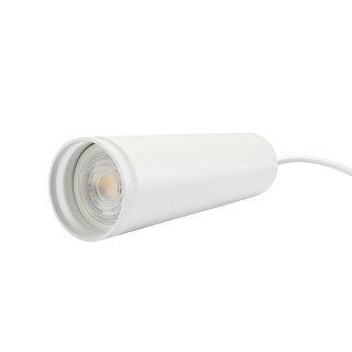 MADARA MINI RING GU10 ZWIS BAZA 230V IP20 fi55*200mm biały kabel 1m
