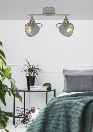 Lampa sufitowa PENT 2xGU10 szary beton