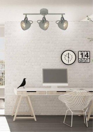 Lampa sufitowa PENT 3xGU10 szary beton