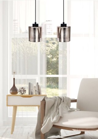 Lampa wisząca sufitowa COX chrom 2xE27