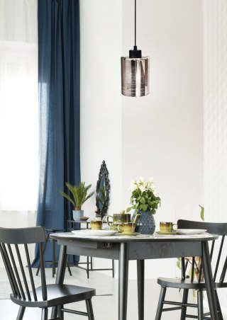 Lampa wisząca sufitowa COX chrom 1xE27