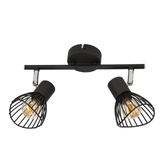 Lampa ścienna FLY czarna 2x40W E14