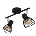 Lampa ścienna FLY czarna 2x40W E14 Candellux 92-61898_2