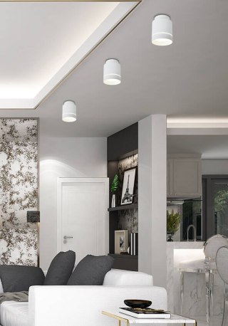 Lampa sufitowa TUBA biała oprawa LED 12W 2275918