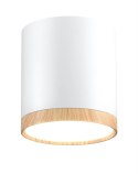 Lampa sufitowa TUBA biała/drewniana LED 5W 4000K Candellux 2273624