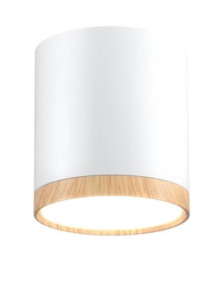 Lampa sufitowa TUBA biała/drewniana LED 5W 4000K 2273624