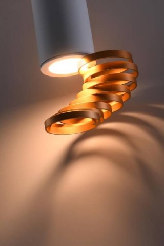 Lampa sufitowa TUBA złoty/biały 2276076