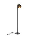 Lampa podłogowa RENO czarna metalowa regulowana loft Candellux 51-80196