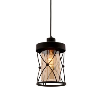 Lampa wisząca AGAR czarna 1xE27