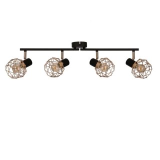 Lampa sufitowa ścienna ACROBAT miedziana 4xE14