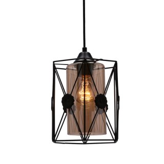 Lampa sufitowa wisząca LIVIAN czarna 1xE27
