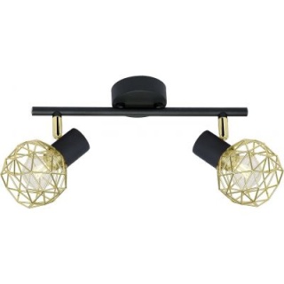 Lampa sufitowa ścienna ACROBAT złota 2xE14