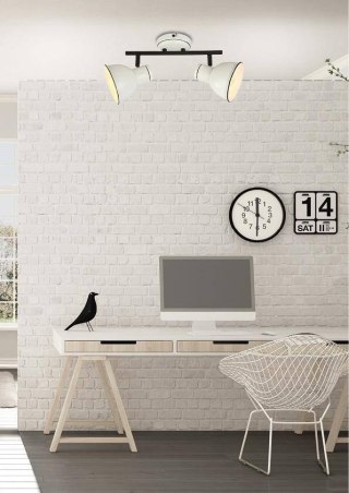 Lampa sufitowa/ścienna regulowana ZUMBA 2x40W