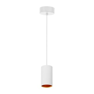 CHLOE GU10 X 1 GU10 zwieszana 250V IP20 70x125x1500mm biały złoty okrągła baza okrągła