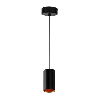CHLOE GU10 X 1 GU10 zwieszana 250V IP20 70x125x1500mm czarny złoty okrągła baza okrągła