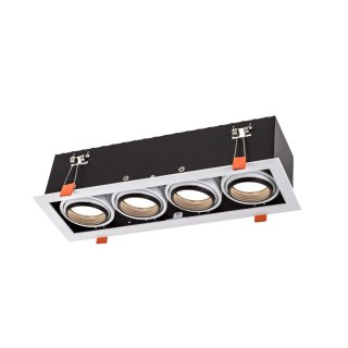 MODERN DAY MINI GU10 X 4 GU10 250V IP20 100x316x77mm biały, ŚRODEK czarny