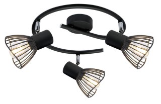 Lampa sufitowa FLY czarna 3x40W E14