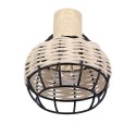 Lampa kinkiet TAJGA czarny/drewno 1xE14 Candellux 91-12197_6