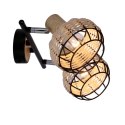 Lampa sufitowa TAJGA czarny/drewno 2xE14 Candellux 92-12203_6