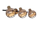 Lampa sufitowa TAJGA czarny/drewno 3xE14 Candellux 93-12227_4