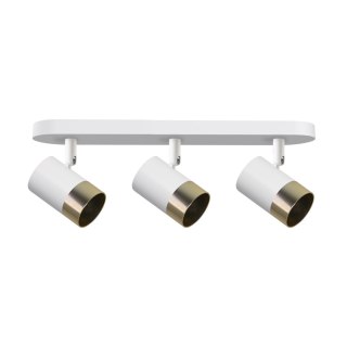 Lampa sufitowa plafon TOBI biało-złota
