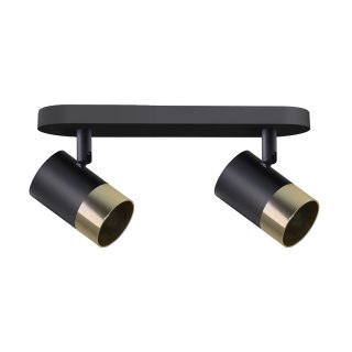 Lampa sufitowa TOBI czarno-złota