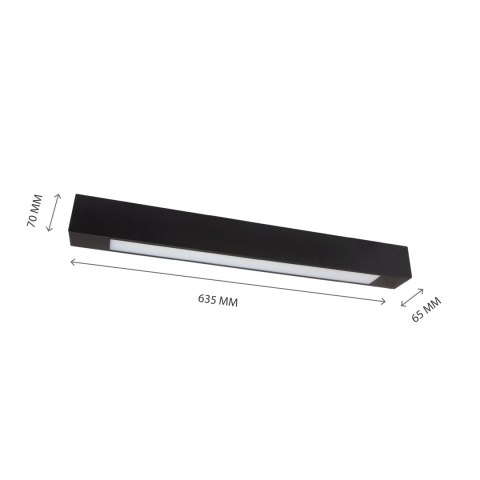 ALLDAY LED TUBE 600 250V 635X65X70MM CZARNY_2