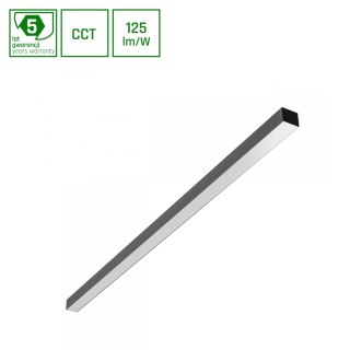 ALLDAY BASIC 40W CCT 230V IP20 1203x42x37mm CZARNY 5 LAT GW.