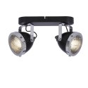 Lampa sufitowa CRAZY 2xGU10 czarna Candellux 92-13309_1