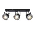 Lampa sufitowa CRAZY 3xGU10 czarna Candellux 93-13316_1