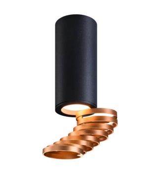 Lampa sufitowa TUBA złoty/czarny 2277110