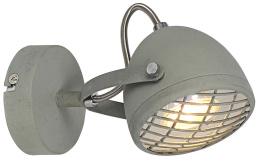 Lampa kinkiet PENT 2xGU10 szary beton Candellux 91-67999