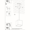 Lampa wisząca QUAD biała 1xGU10_instrukcja