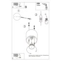 Oprawa sufitowa ORBIS 1 czarna 1xGU10_instrukcja