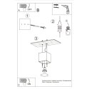 Oprawa sufitowa natynkowa QUAD antracyt 1xGU10_instrukcja