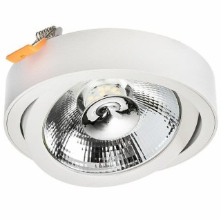 Oprawa podtynkowa RONDO-111 AR/ES111 biała piaskowana okrągła
