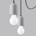 Lampa wisząca NESO 5xE27 beton-czarna_4