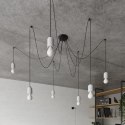 Lampa wisząca NESO 5xE27 beton-czarna_6