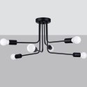 Lampa sufitowa NORAH 6xE27 czarna_1