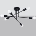 Lampa sufitowa NORAH 6xE27 czarna_1