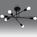 Lampa sufitowa NORAH 6xE27 czarna_2