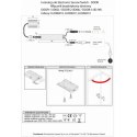 Czujnik sensor do drzwi DOOR-2 30W/60W 12V/24VDC włącznik bezdotykowy_schemat