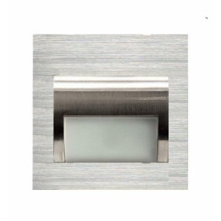 Oprawa schodowa LED BERYL srebrna 1,5W 12V DC 3000K